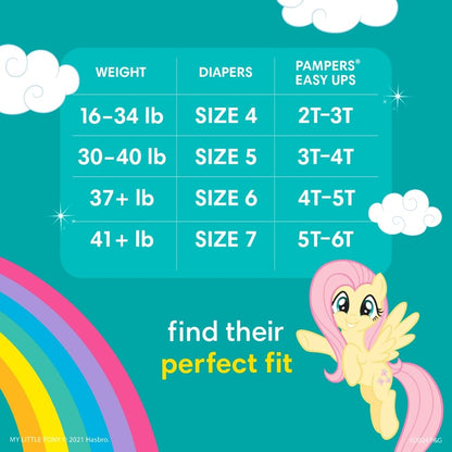 Pampers Easy Ups Training Pants 2T-3T, 25 Count