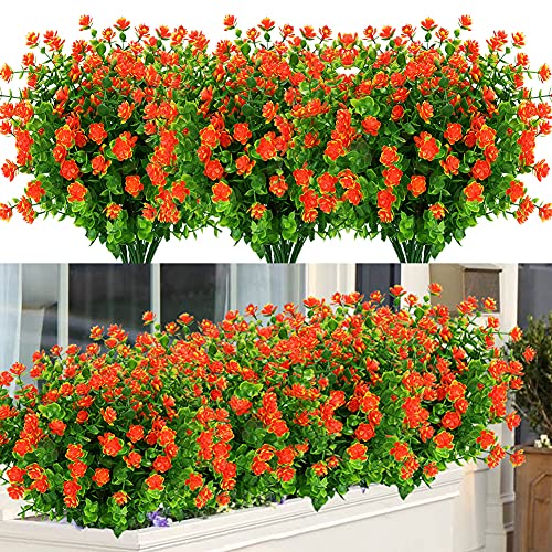 6 Pack Artificial Outdoor UV Resistant Boxwood Flowers