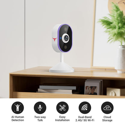 Wireless Outdoor Security Camera with Night Vision