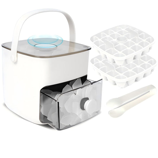 Ice Cube Tray with Lid for Drinks