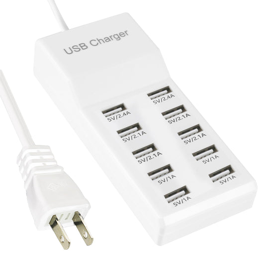 10-Port USB Charging Station by Haioulun