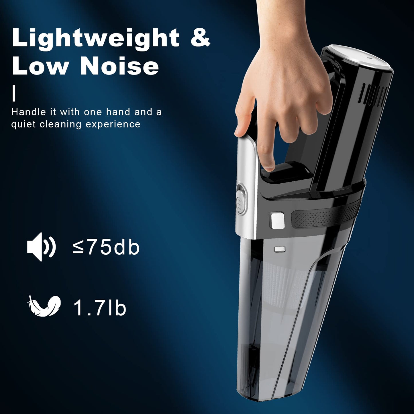 Portable Car Vacuum Cleaner with 7000PA Suction