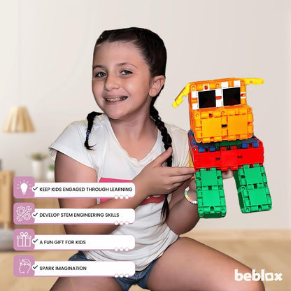 128-Piece Building Blocks Set for Kids STEM