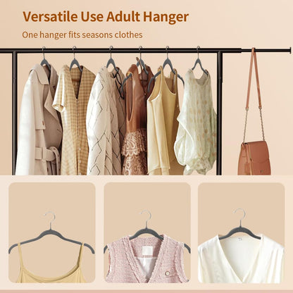 Stormix Velvet Non-Slip Clothes Hangers, 50 Pack