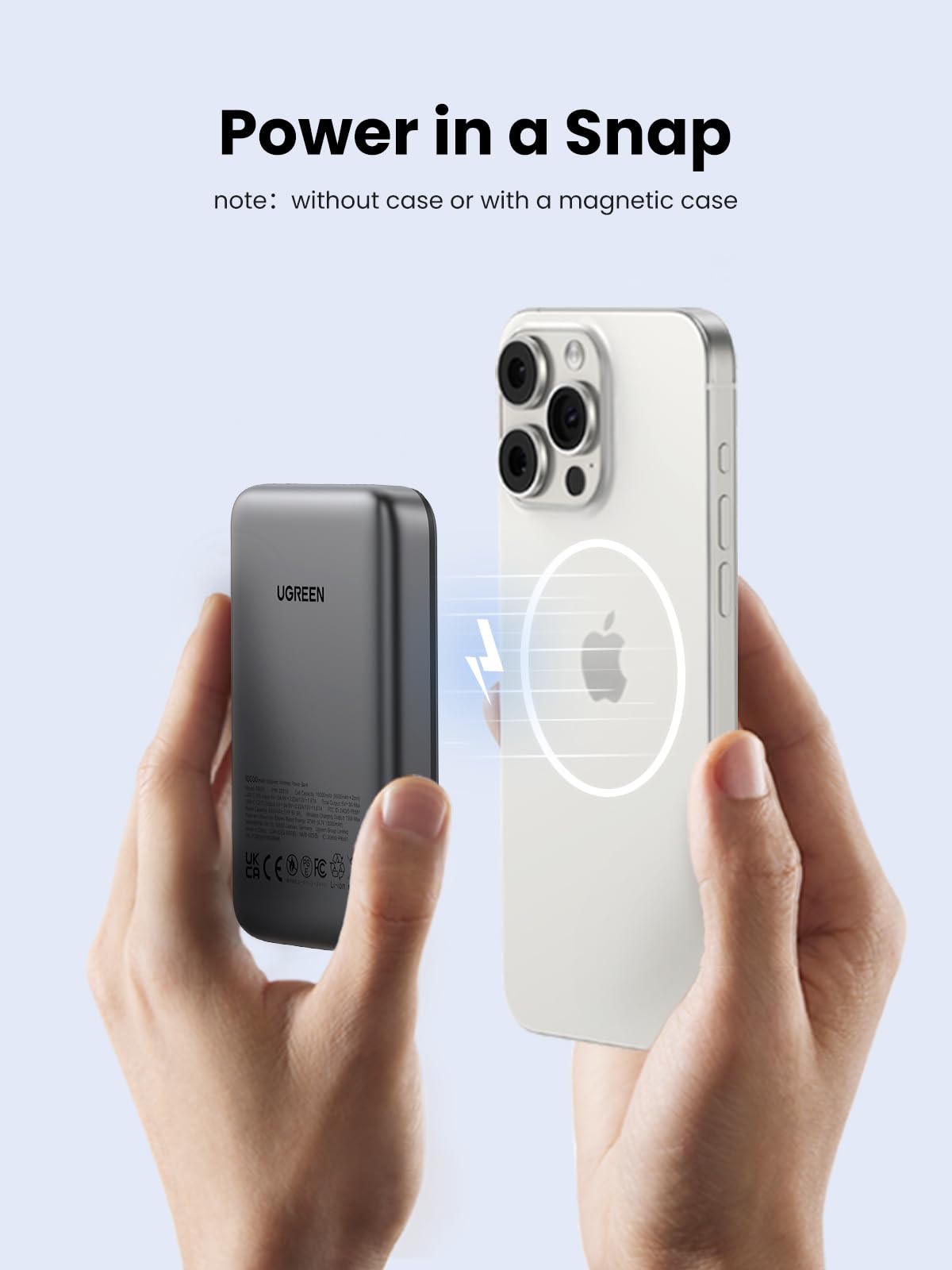 UGREEN 10,000mAh Magnetic Wireless Power Bank