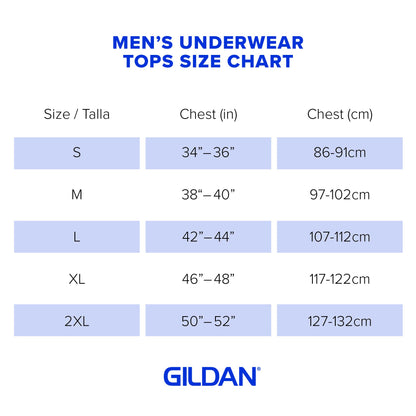Gildan Men's V-Neck T-Shirts 6-Pack, White