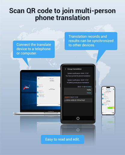 AI Translator Device for 139 Languages