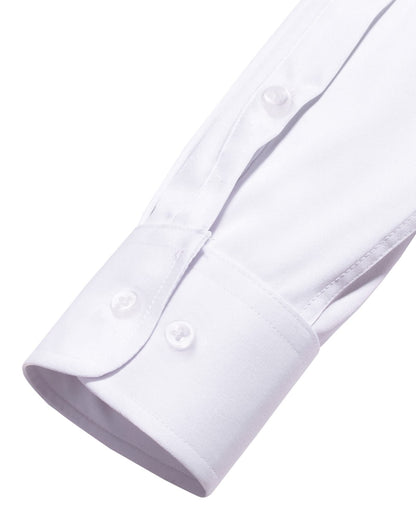 Men's Wrinkle-Free Button Down Dress Shirt White