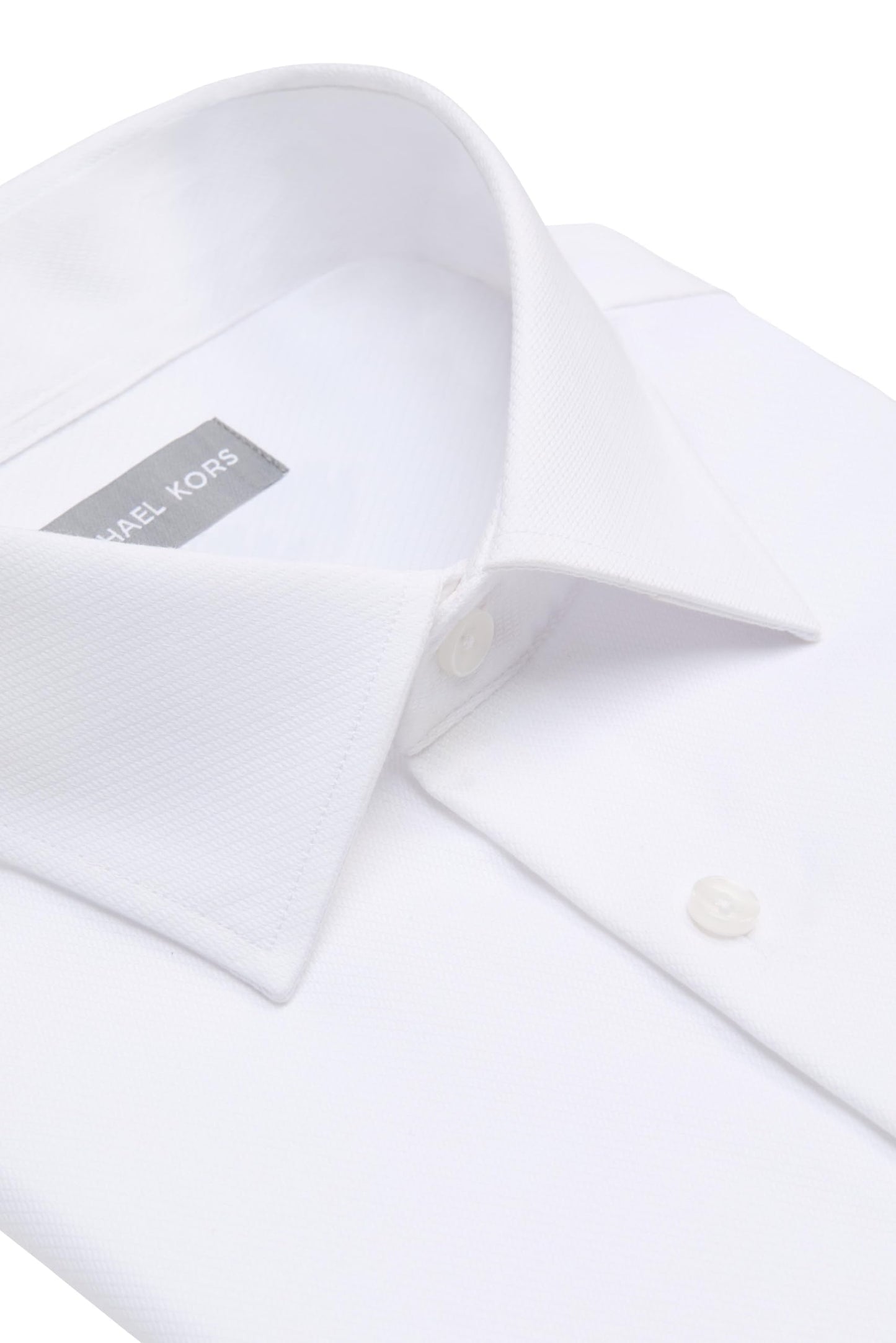 Michael Kors Comfort Stretch Dress Shirt - White