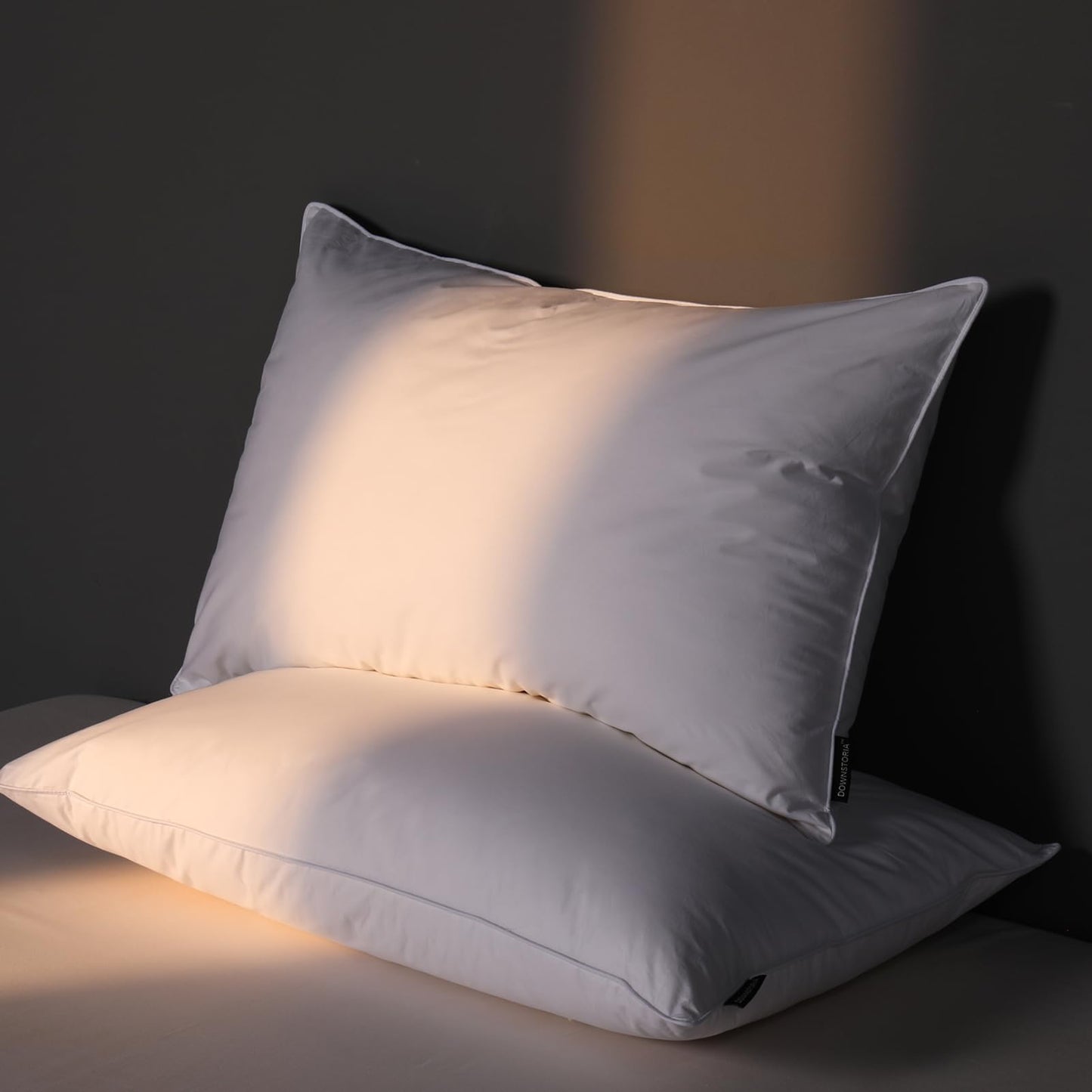 Luxury Goose Down Pillows Set of 2 Standard