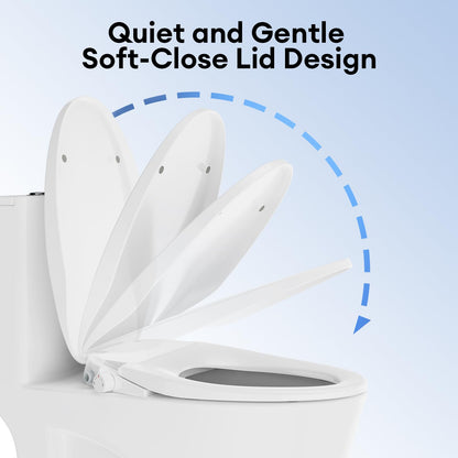 Rivix Non-Electric Bidet Toilet Seat with Nozzles