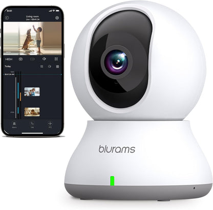 blurams 2K Indoor Security Camera with Motion Tracking