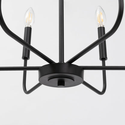 6-Light Modern Farmhouse Chandelier by KSANA