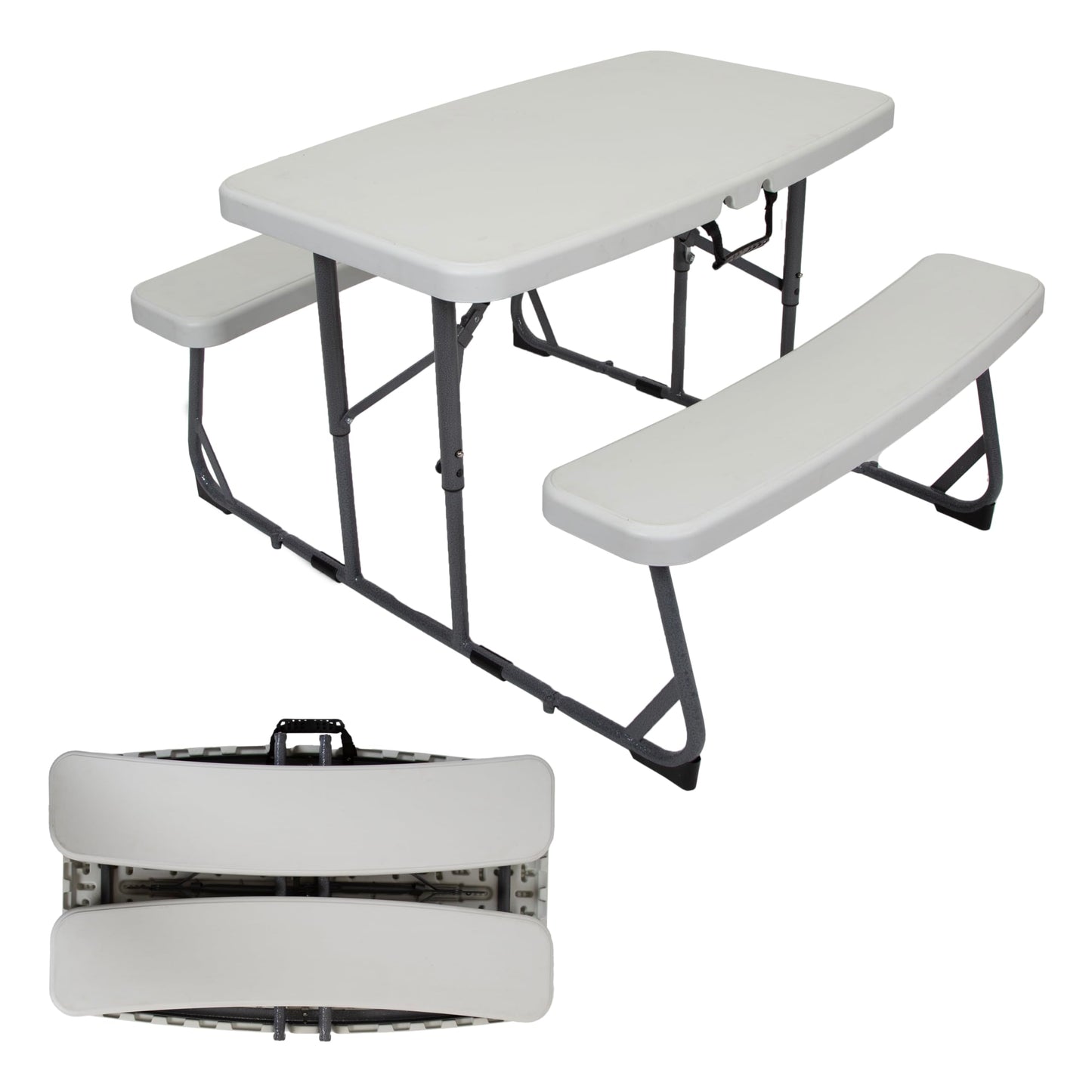 Stansport Compact Kids Picnic Table - White