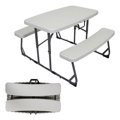 Stansport Compact Kids Picnic Table - White