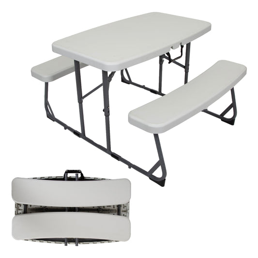Stansport Compact Kids Picnic Table - White