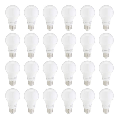 24-Pack Amazon Basics LED Light Bulbs, 9W