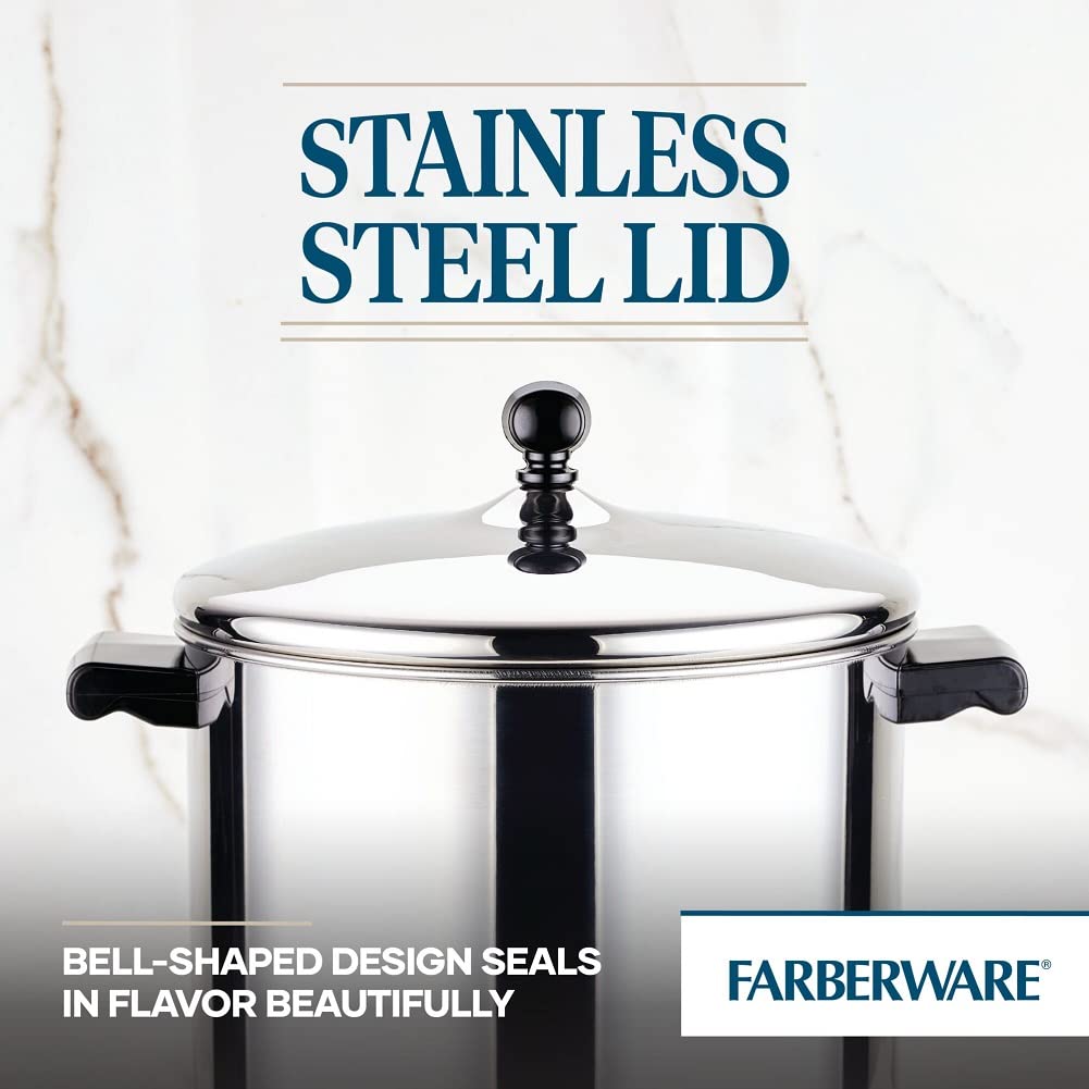 15-Piece Farberware Stainless Steel Cookware Set