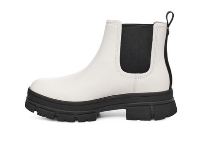 UGG Women's Ashton Chelsea Boot, White, 6.5