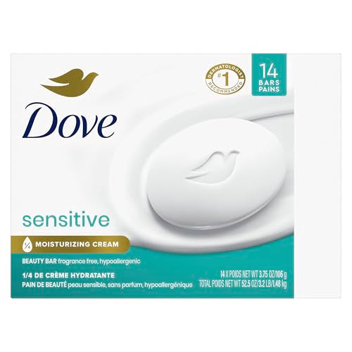 Dove Fragrance-Free Beauty Bar for Sensitive Skin