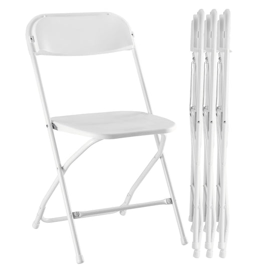 4 Pack Folding Chairs with Metal Frame