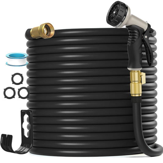 100ft Lefree Lightweight Garden Hose with Nozzle