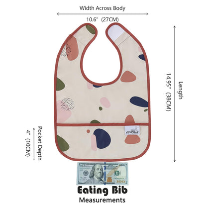 3 Pack Baby Feeding Bibs Waterproof Washable