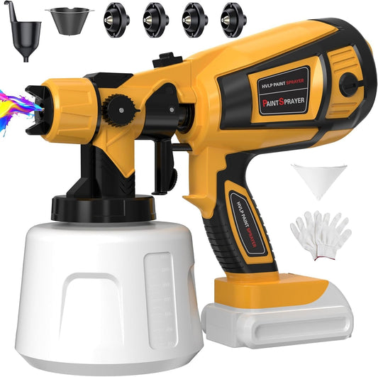 Cordless Paint Sprayer for Dewalt 20V Battery