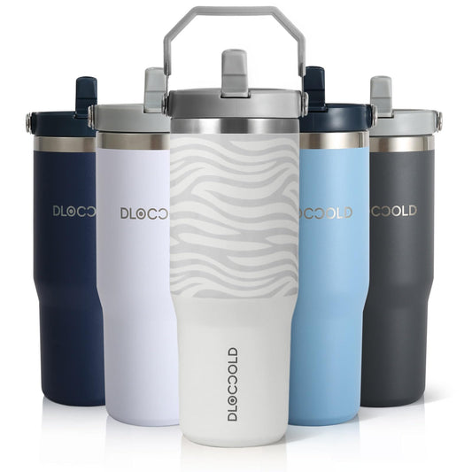 30 oz Insulated Stainless Steel Tumbler with Straw