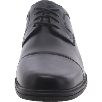 Rockport Taylor Waterproof Cap Toe - Shoes for Men - Leather Upper - Synthetic Outsole - Shock Absorbing Heel Black 9.5 M (D)