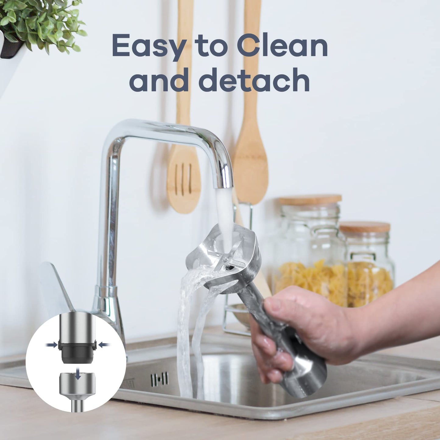 5-in-1 Immersion Hand Blender with Accessories