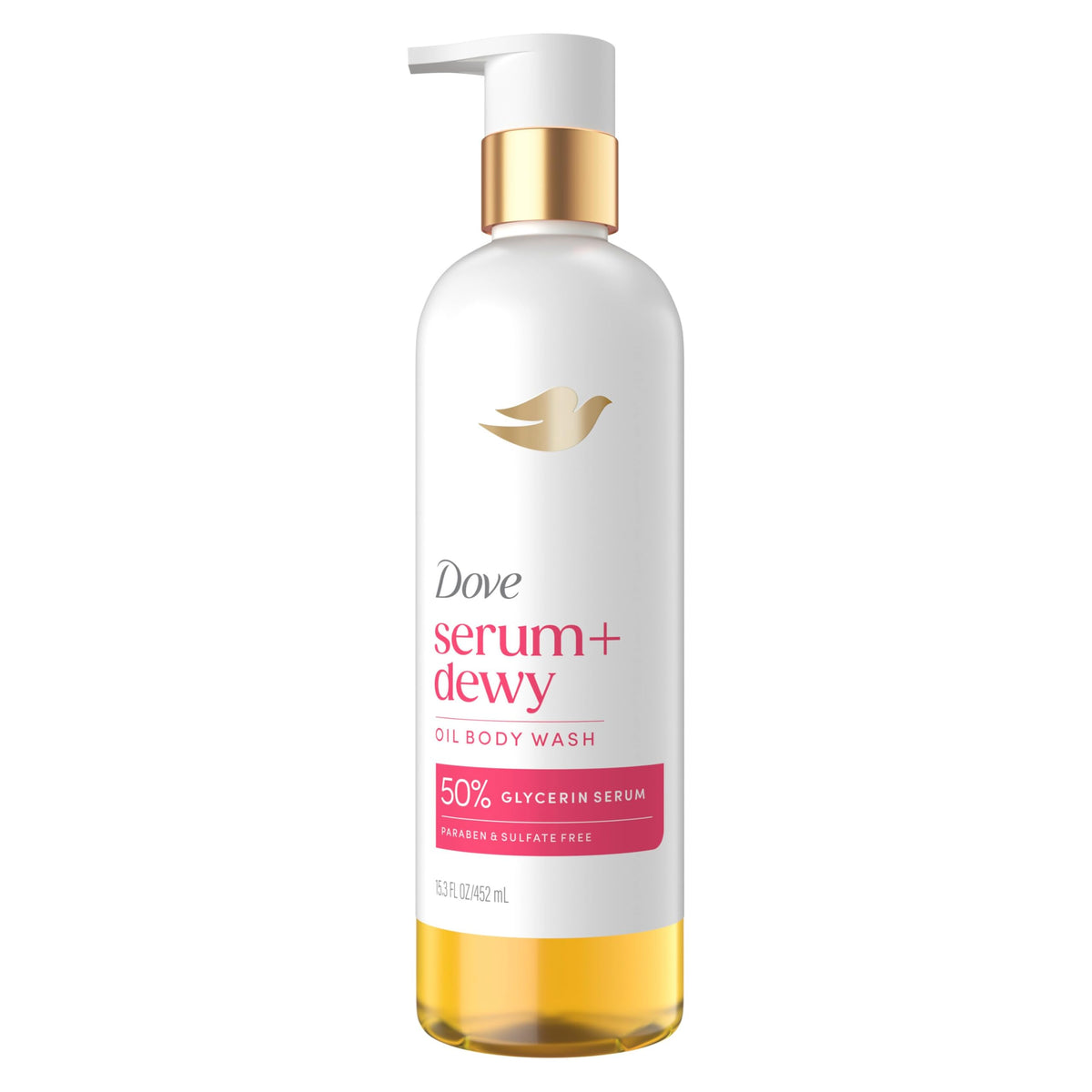 Dove Hydrating Serum Shower Oil Body Wash 15.3 fl oz