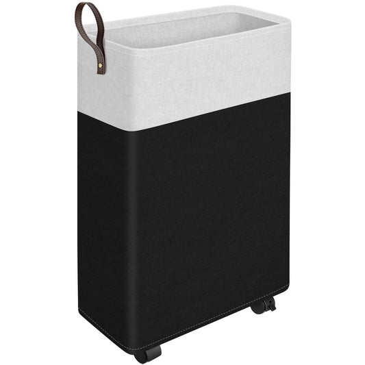 50L Rolling Laundry Basket with Wheels
