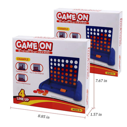 4 in a Row Travel Size Board Game - 2 Pack