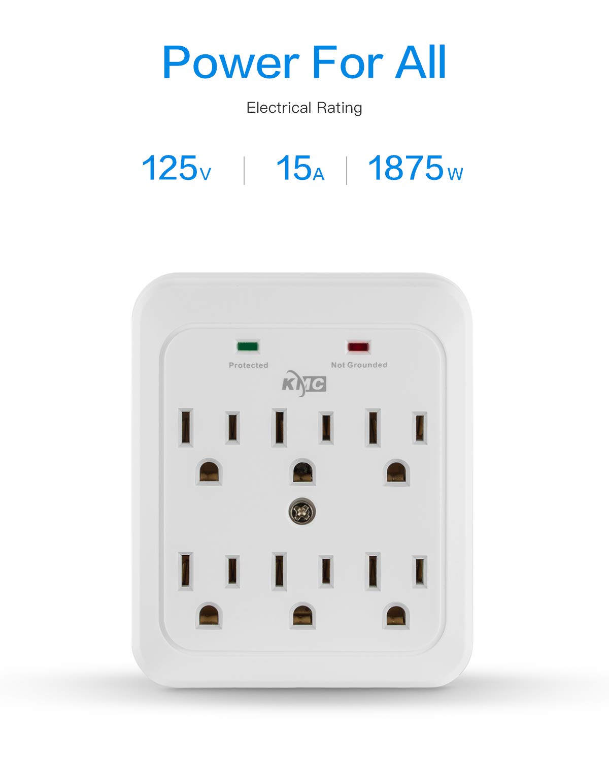 KMC 980 Joule 6-Outlet Surge Protector