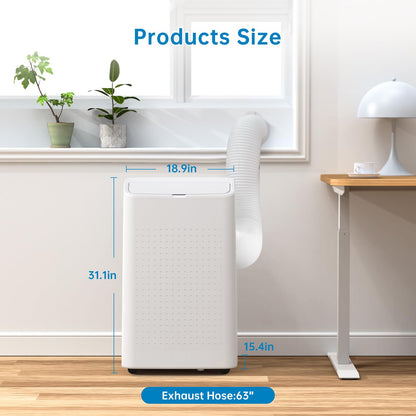 14000 BTU Portable Air Conditioner with Remote