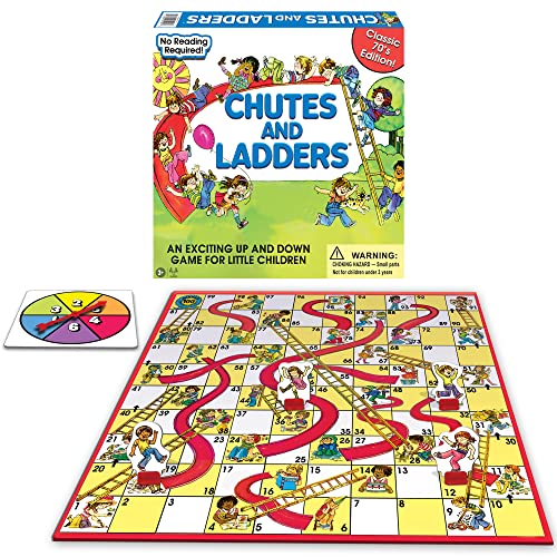 Winning Moves Classic Chutes and Ladders Board Game