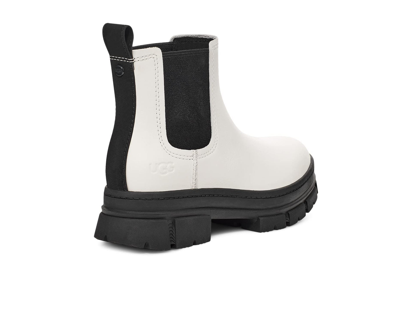 UGG Women's Ashton Chelsea Boot, White, 6.5