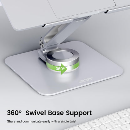 Acer Adjustable Laptop Stand with 360 Swivel Base