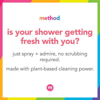 Method Daily Shower Cleaner, Eucalyptus Mint, 4-Pack