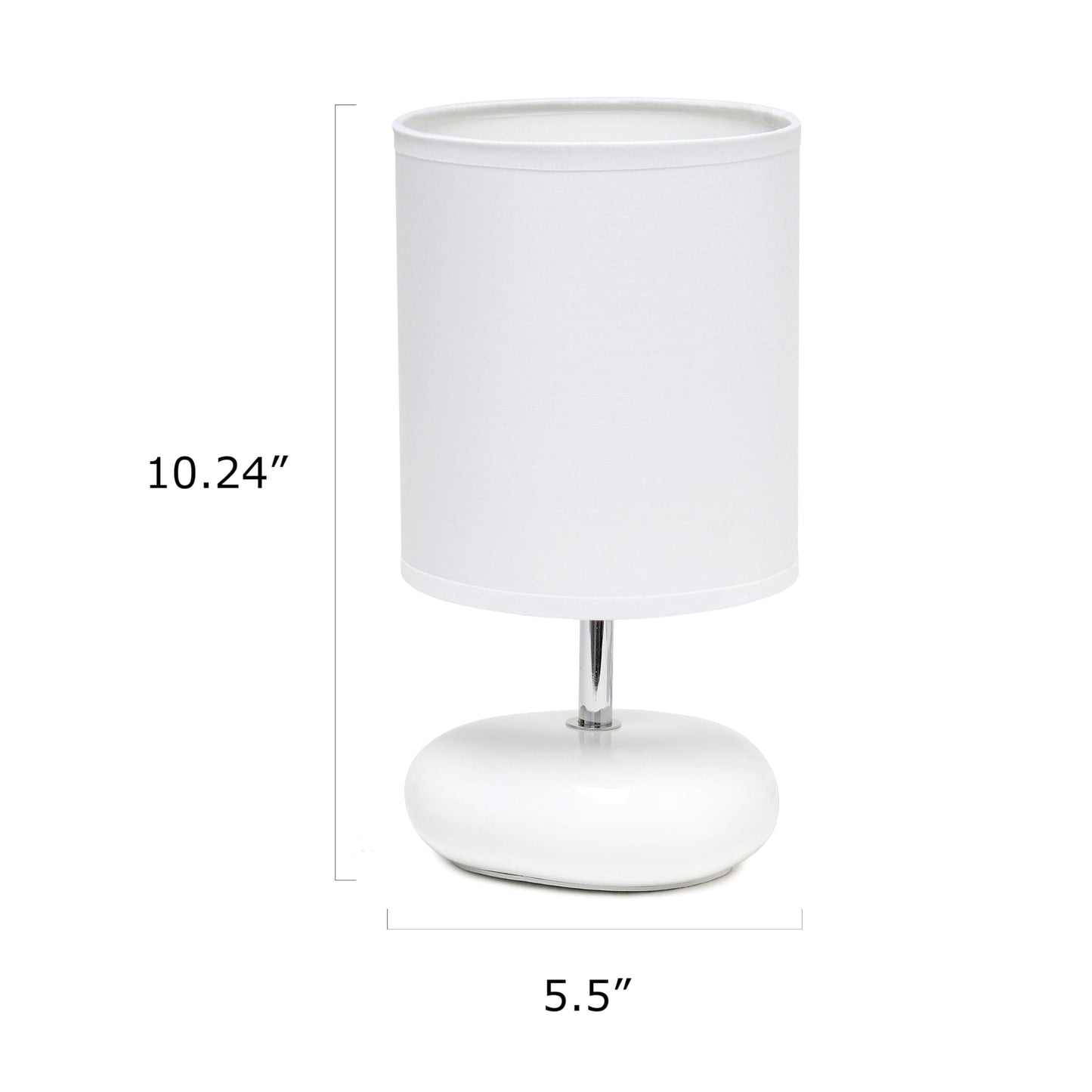 Petite Circle Stone Table Lamp for Kids Room
