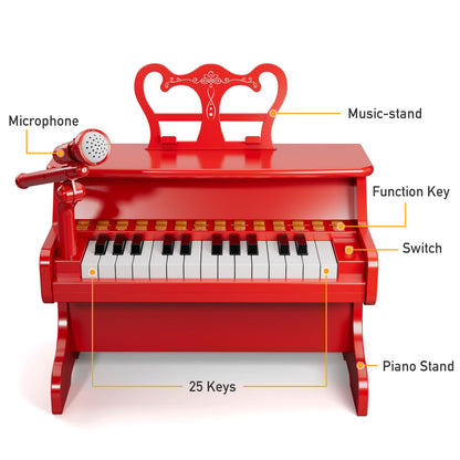 Kids Digital Piano Keyboard - Educational Musical Toy