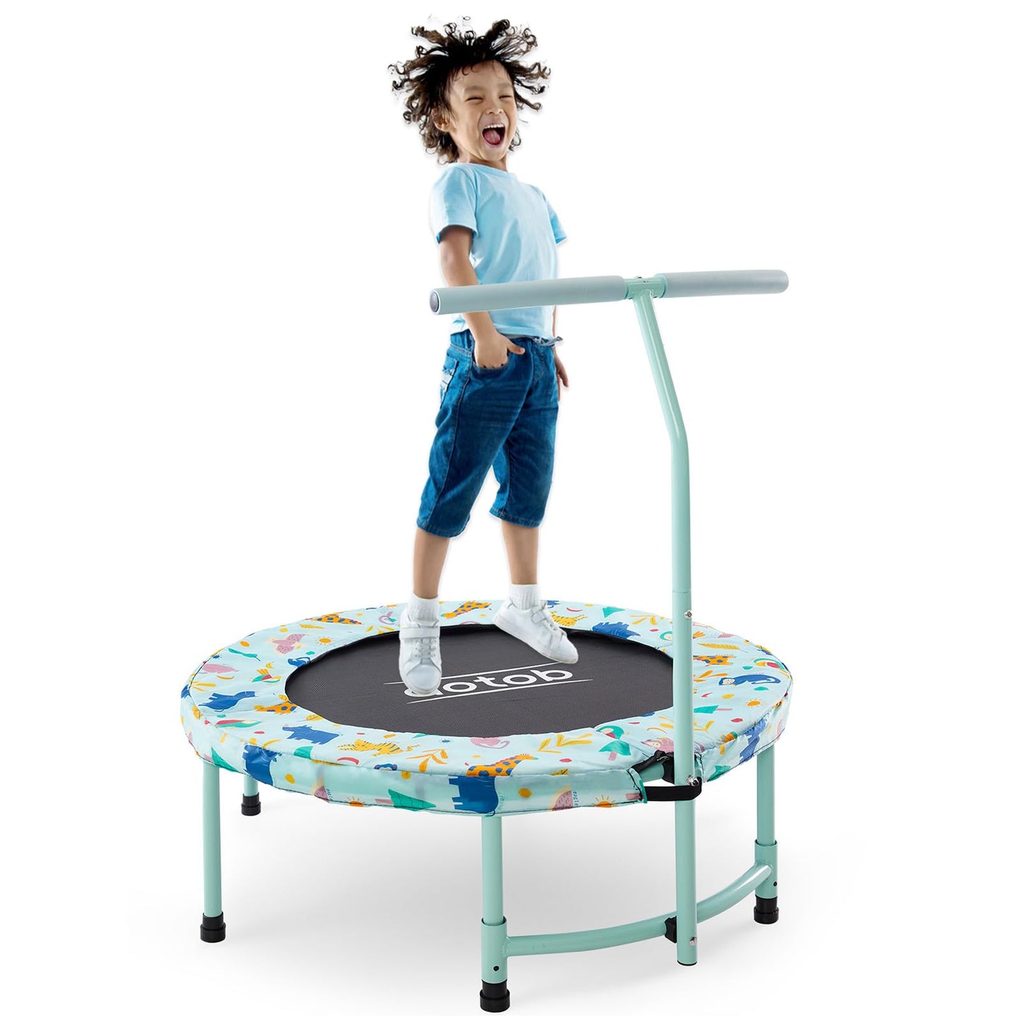 AOTOB 38" Mini Toddler Trampoline with Safety Cover