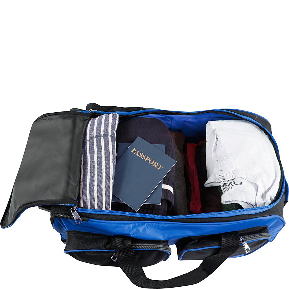 Fila Lightweight 22" Rolling Duffel Bag - Blue