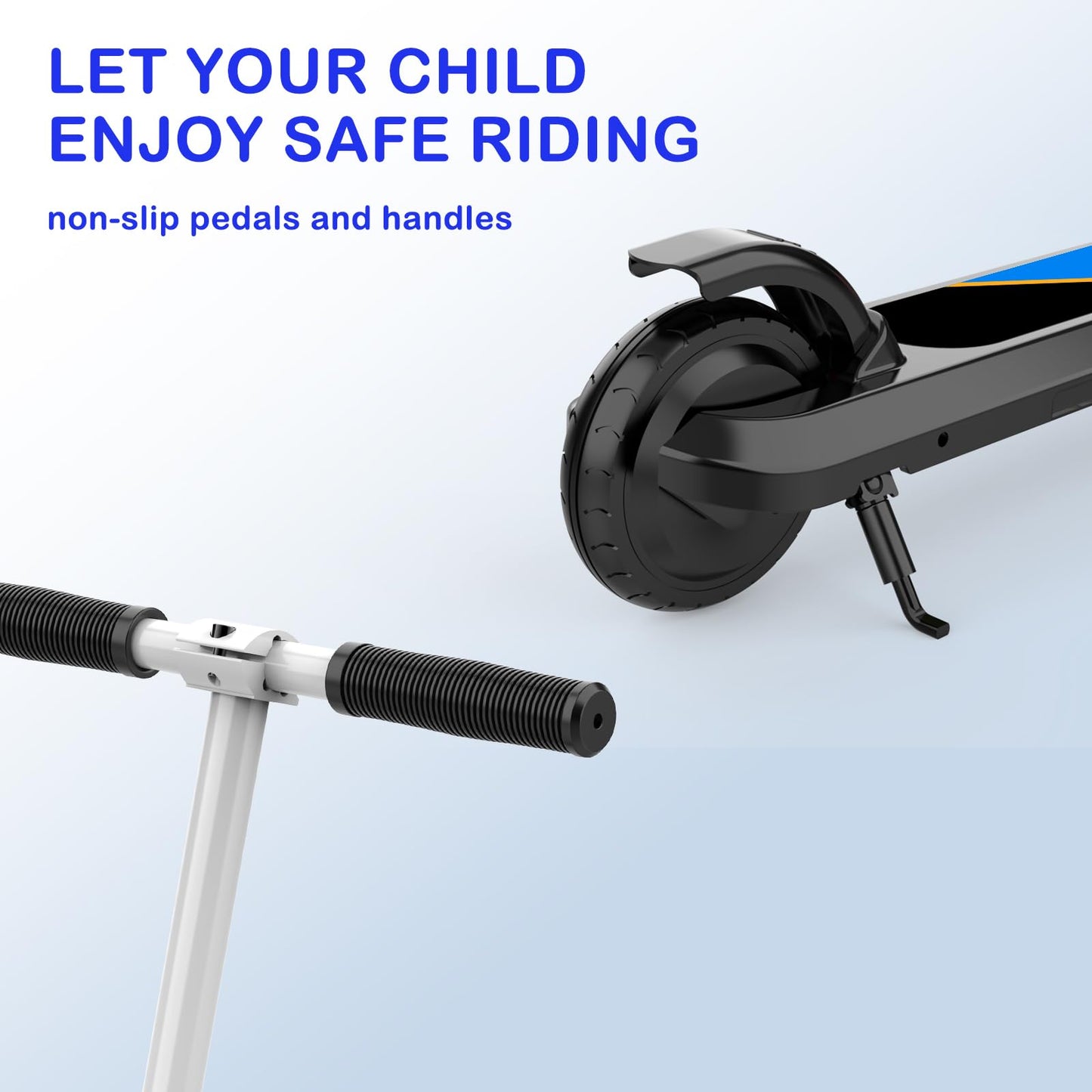 Kids Electric Scooter with Adjustable Speed & Lights