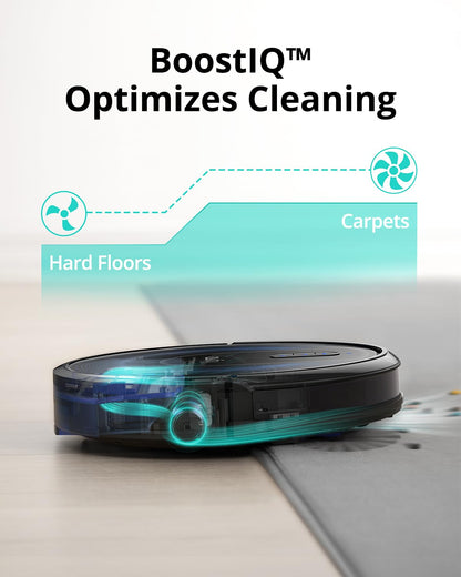eufy G30+, Self-Emptying Robot Vacuum, 2,000Pa Suction Power, WiFi Connected, Planned Pathfinding, Ultra-Slim Design, Perfect for Daily Cleaning
