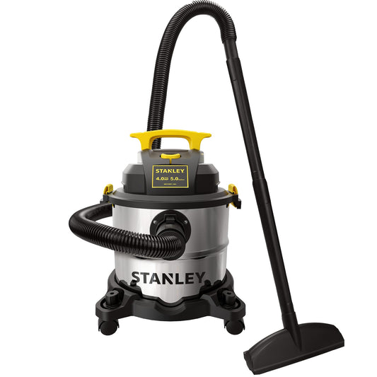 STANLEY 5 Gallon Wet/Dry Vacuum with Attachments