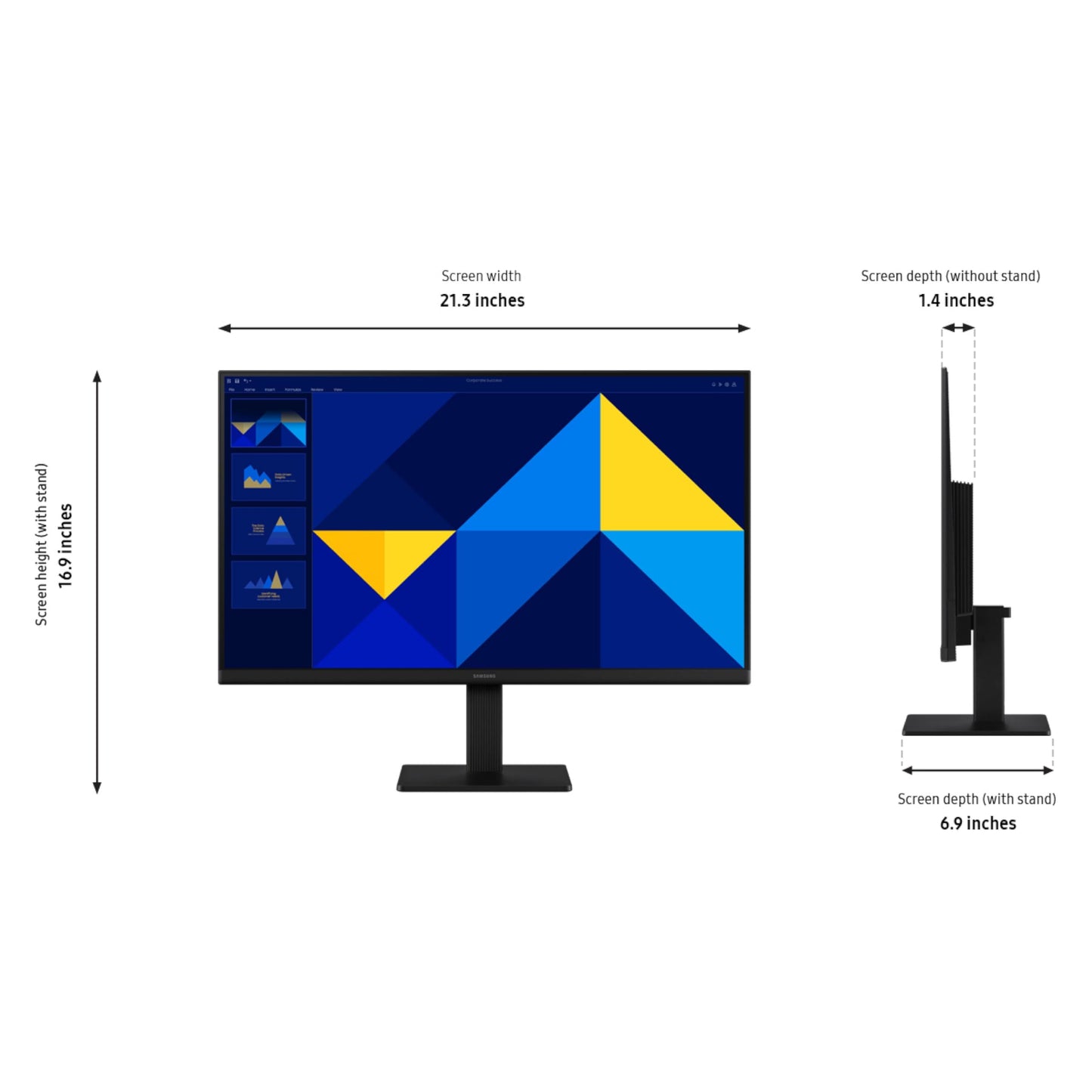 SAMSUNG 24" IPS Monitor with 100Hz Refresh Rate