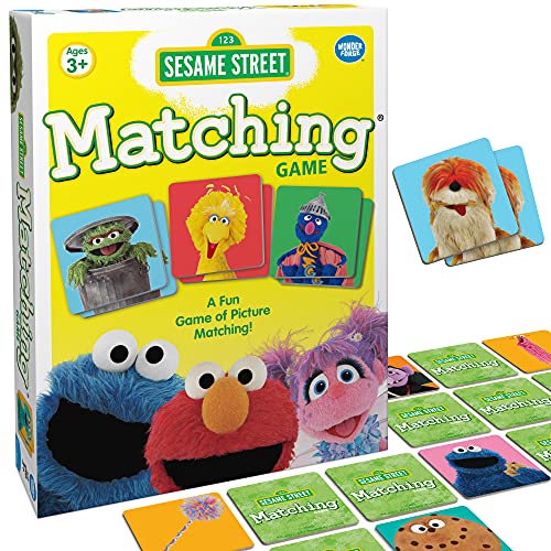 Sesame Street Memory Matching Game for Kids Ages 3-5