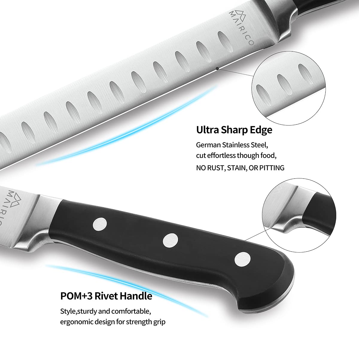 MAIRICO 11-Inch Ultra Sharp Slicing Knife
